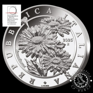 2025 - 0'25 EURO Plata BU - Flora e Fauna - La Margherita - ITALIA