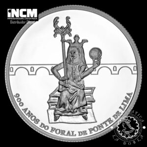 2025 - 7'5 EURO Plata PROOF - 900 Aniversario Ponte Lima - PORTUGAL