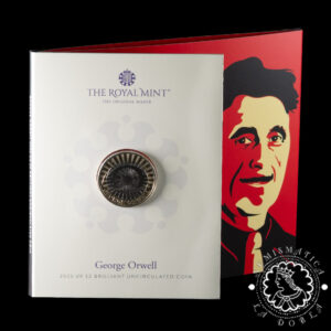 2025 - Cartera Oficial 2 LIBRAS - Coincard BU - REINO UNIDO (George Orwell)