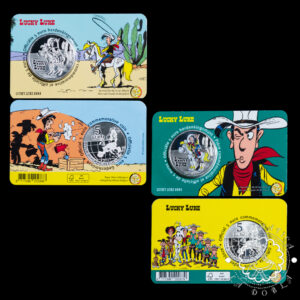 2024 - PACK 5 EURO BU - Lucky Luke - BÉLGICA