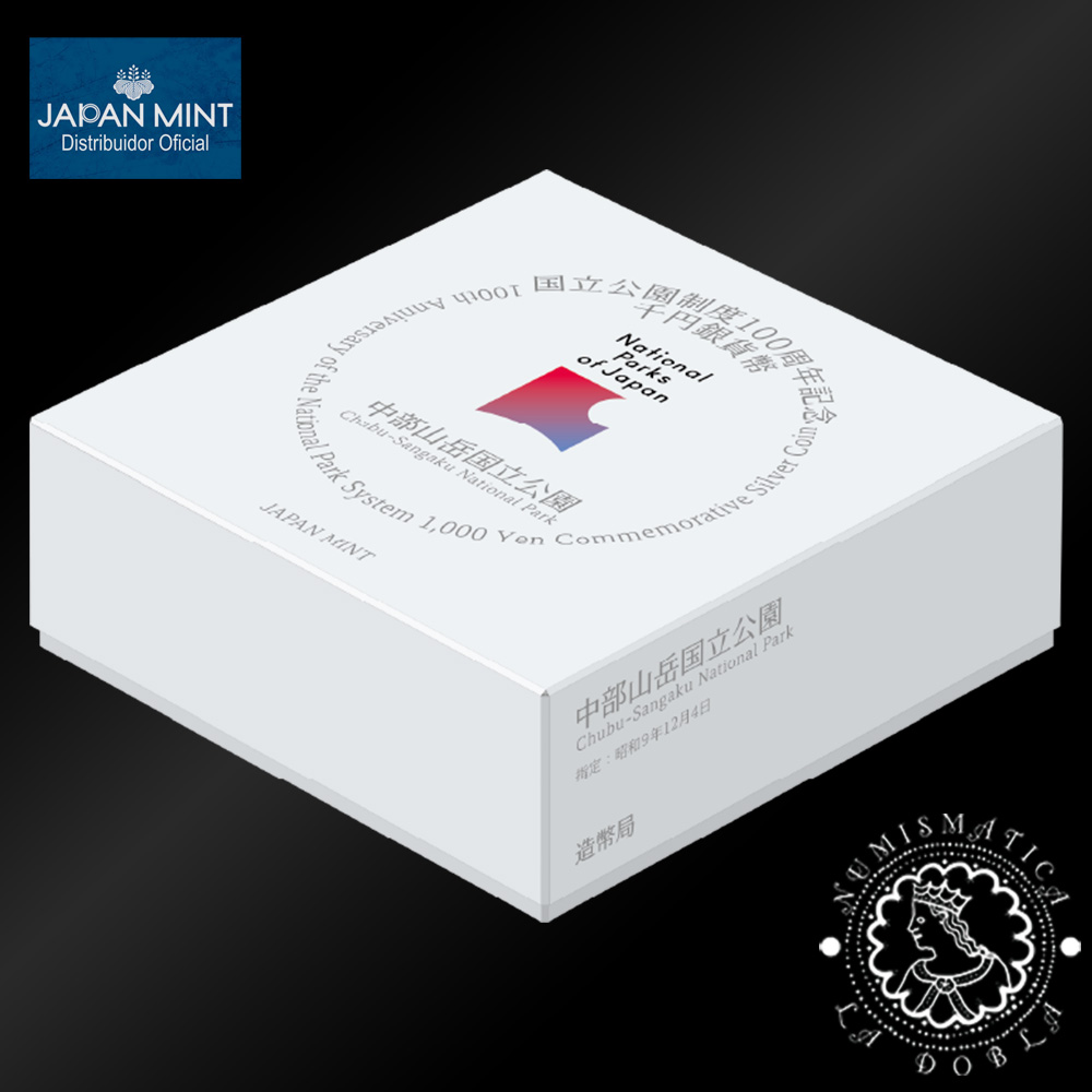 2025 – 1000 YENES Plata PROOF – Parque Nacional Chubu Sangaku – JAPÓN