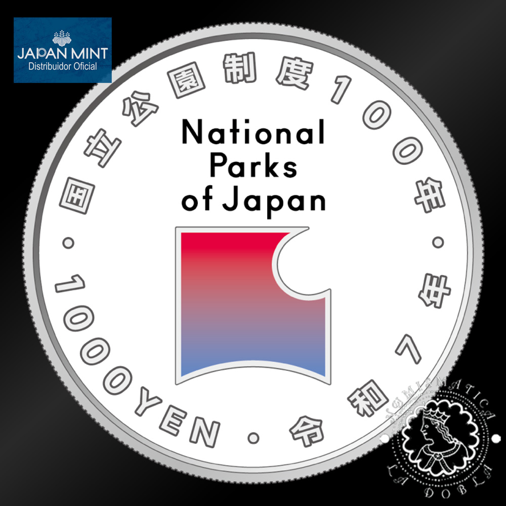 2025 – 1000 YENES Plata PROOF – Parque Nacional Chubu Sangaku – JAPÓN