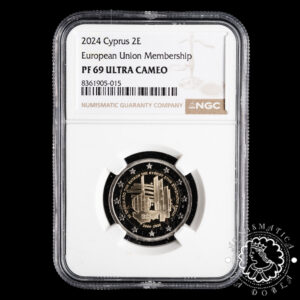 2024 - 2 EURO - CHIPRE - European Union Membership - NGC PF69 UC