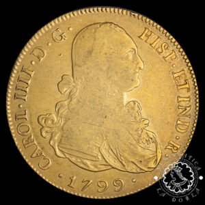1799 - 8 ESCUDOS - Carlos IV - Potosí  PP - MBC-