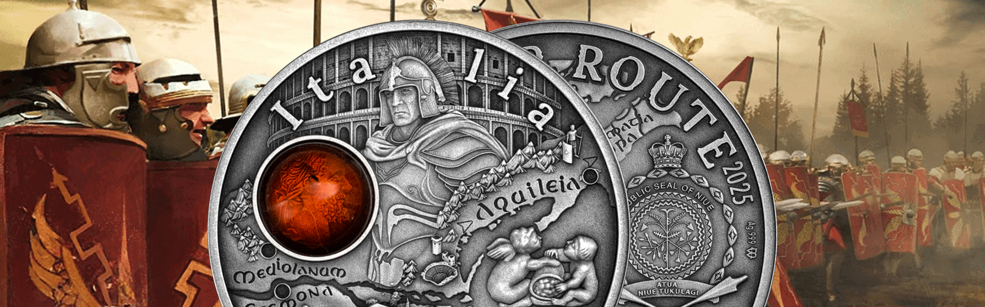 banner amber route mennica
