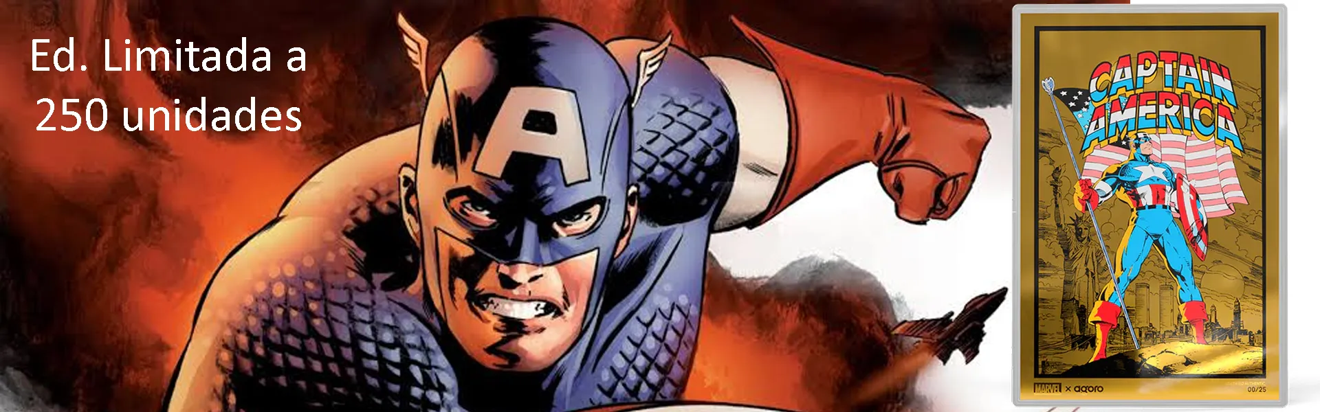 banner capitan america agoro