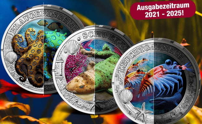 banner munze osterreich 3 euro horizontal