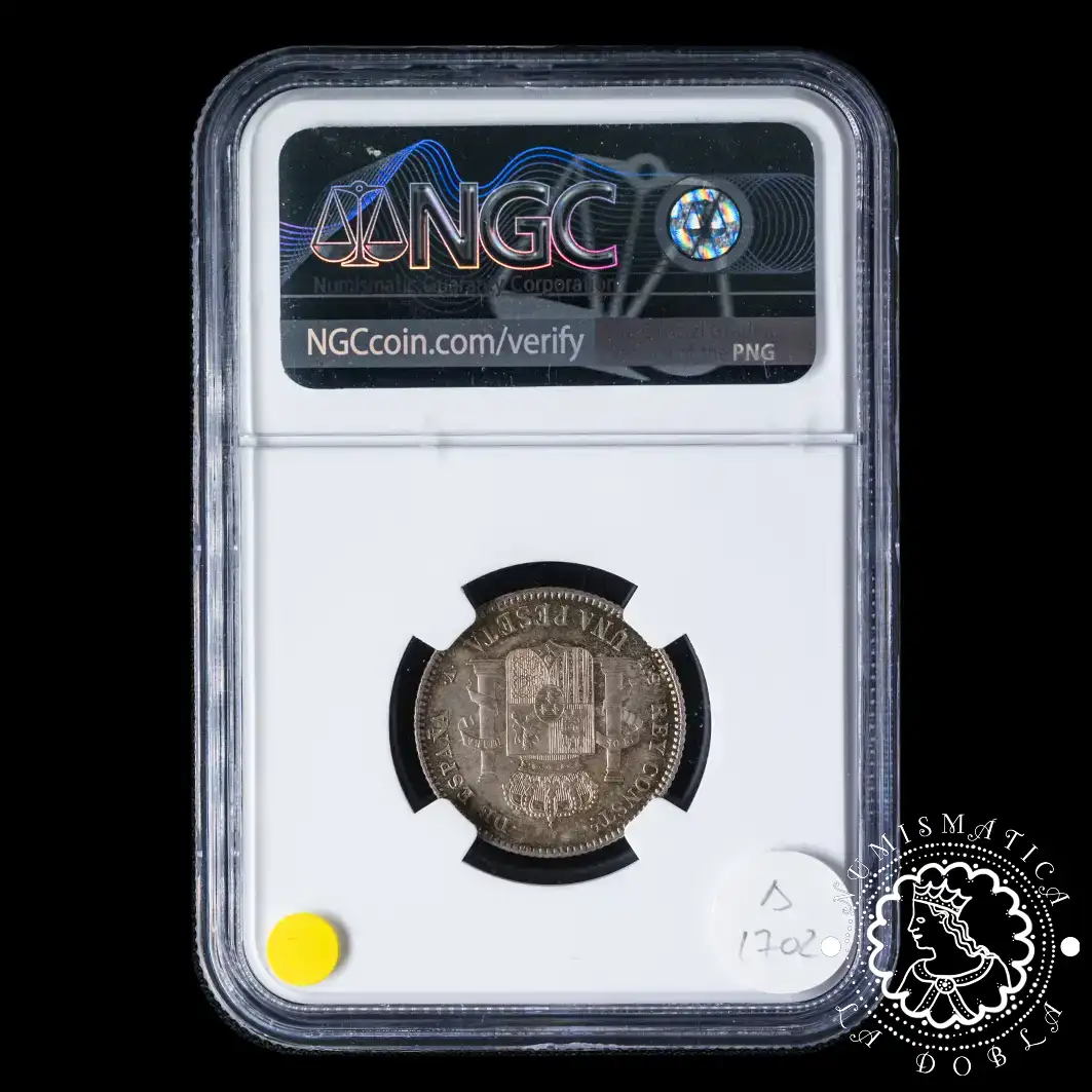1903 – 1 PESETA – Alfonso XIII – SM V – NGC MS63