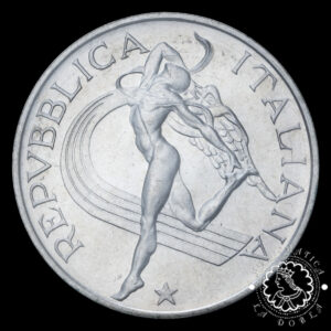 1987 - 500 Liras Plata SC - Campeonatos de Atletismo - ITALIA