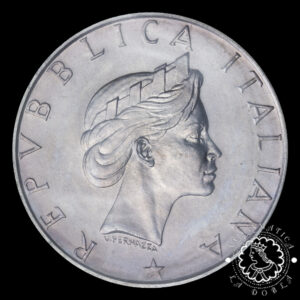 1986 - 500 Liras Plata SC - Paz - ITALIA