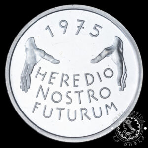 1975 - 5 FRANCOS PROOF - Heredio Nostro Futurum - SUIZA