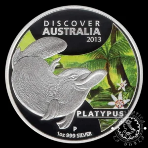 2013 - 1 Onza Plata PF 1$ - Discover Australia - Platypus - AUSTRALIA