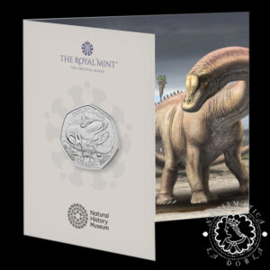 2024 - Cartera 50 PENCE BU - Diplodocus - REINO UNIDO