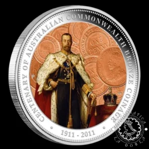 2011 - 1 Onza Plata PROOF 1$ - Australian Bronze Coinage - AUSTRALIA