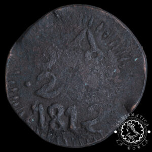 1812 - 2 REALES - MÉXICO - Morelos - BC+