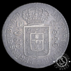 1817 - 960 REIS - Joao VI - BRASIL - Río de Janeiro - MBC+ (Sobre 8R Mexico 1808)