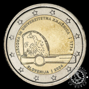 2024 - 2 Euro Cartucho UNC - ESLOVENIA (University Library)