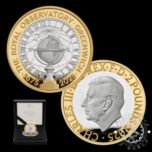 2025 - 2 LIBRAS Plata PROOF - Real Observatorio de Greenwich - REINO UNIDO