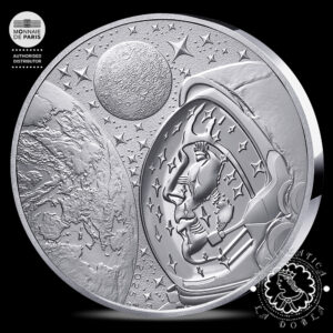 2025 - 25 EURO Plata PROOF - Odisea Espacial - NFC Chip - FRANCIA
