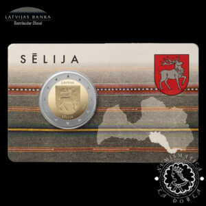 2025 - Cartera Oficial 2 Euro - Coincard BU - LETONIA (Selija)