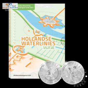 2025 - 5 EURO Plata PROOF - Líneas de Defensa de Agua - PAÍSES BAJOS