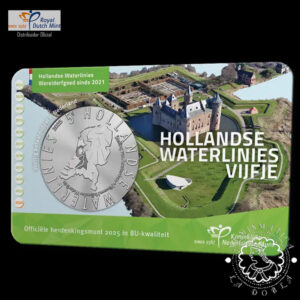 2025 - Coincard 5 EURO BU - Líneas de Defensa de Agua - PAÍSES BAJOS