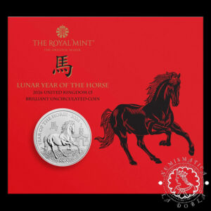 2026 - Cartera 5 LIBRAS BU - Año Lunar del Caballo - REINO UNIDO