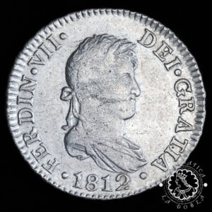 1812 - 2 REALES - Fernando VII - Cádiz CI - MBC+