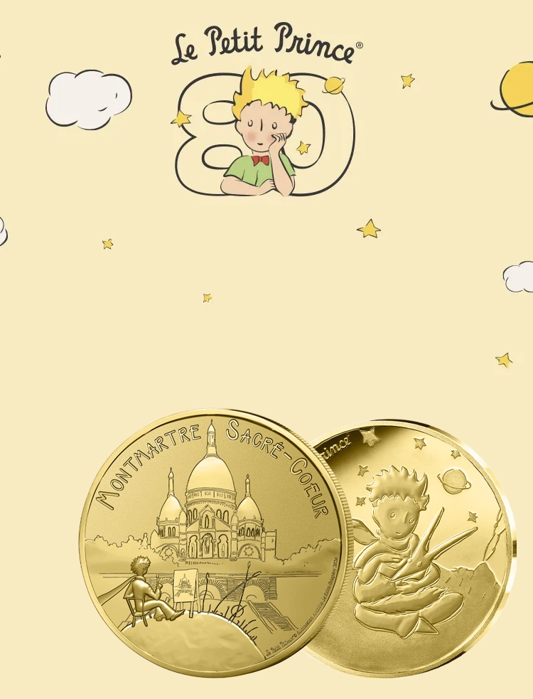 EL PRINCIPITO MONEDAS DE ORO