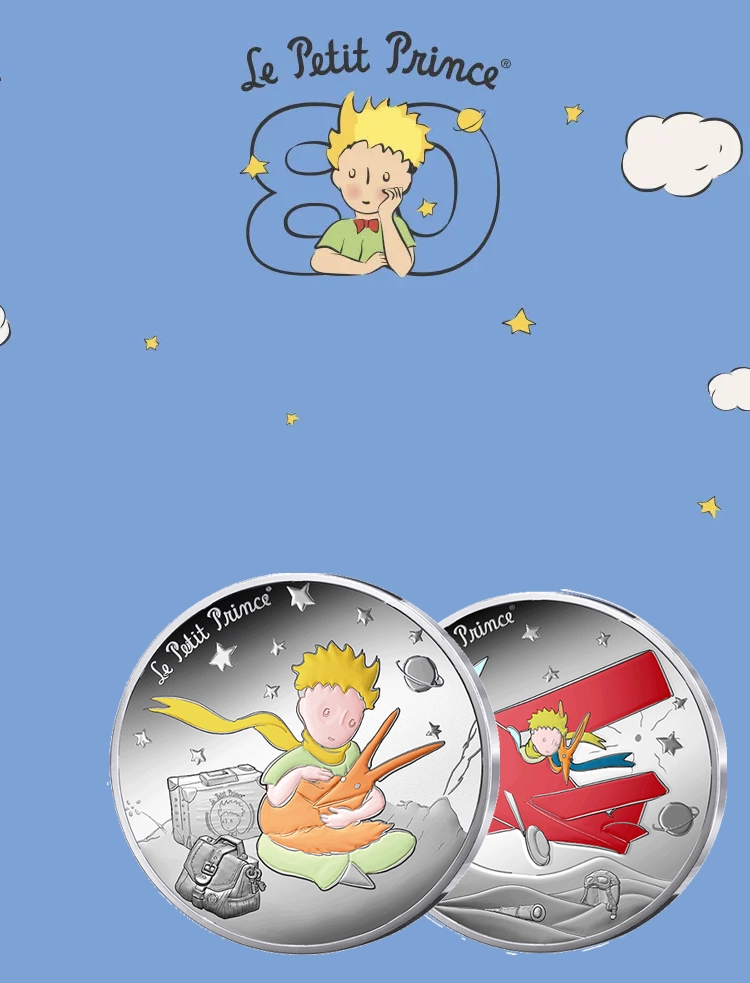 EL PRINCIPITO MONEDAS DE PLATA