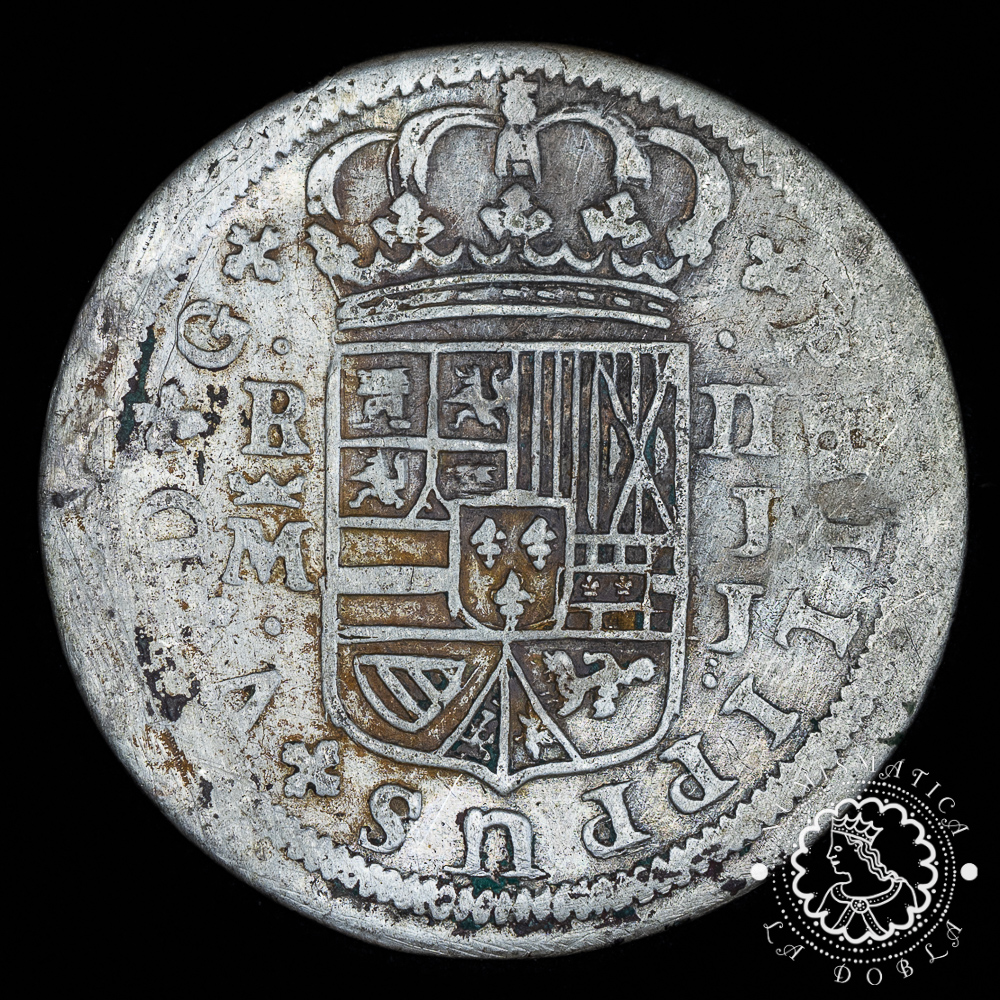 17XX – 2 REALES – Felipe V – Madrid JJ – BC