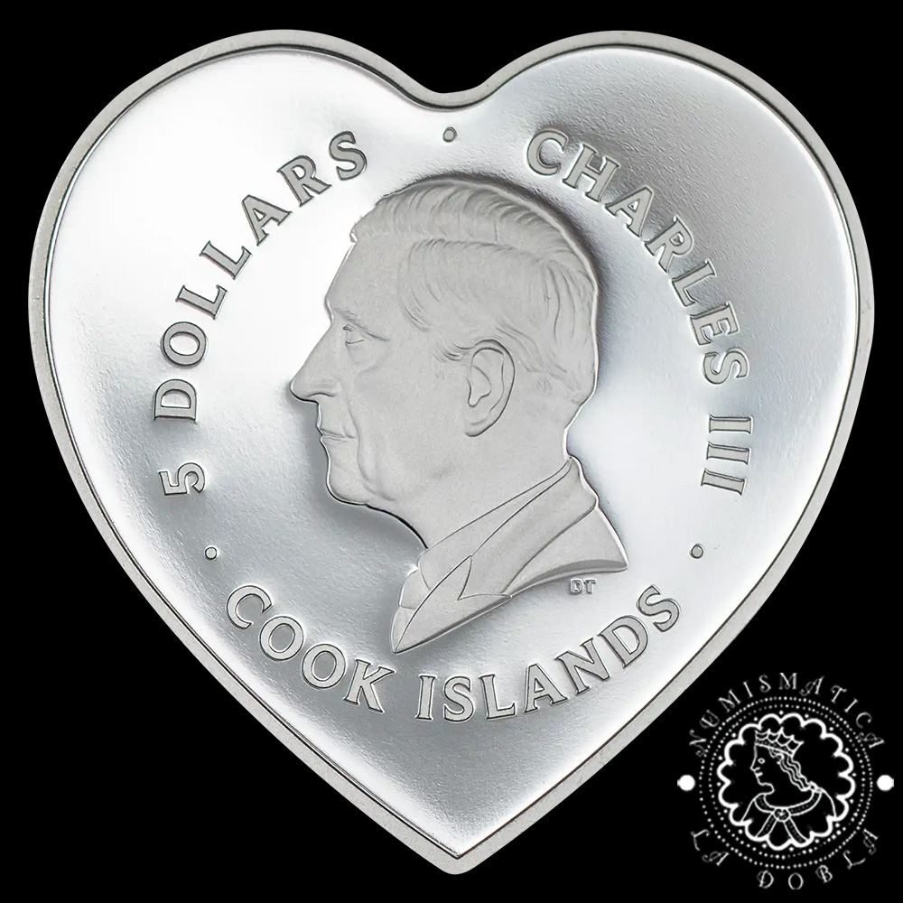 2026 – 5 DOLLARS Plata PROOF – Brilliant Love – Flor – CIT