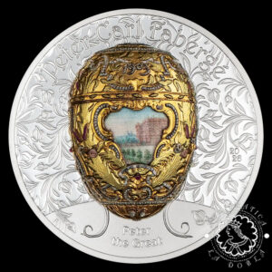 2026 - 1000 Togrog Plata PROOF - Huevo Fabergé - Pedro el Grande- CIT