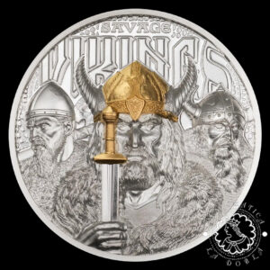 2026 - 5 DOLLARS Plata Gilded PROOF - Leyendas - Vikingos Salvajes - CIT