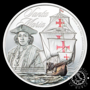 2026 - 5 DOLLARS Plata PROOF - Leyendas de los Mares - Santa María - CIT