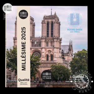 2025 - Cartera Oficial EURO - Mint Set BU - FRANCIA (Notre Dame)