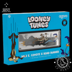 2025 - 2 DOLLARS Plata PROOF - Looney Tunes - Coyote & Correcaminos - AGORO
