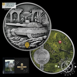 2025 - 2 DOLLARS Plata PROOF - World of Tanks - Leopard 120 - MENNICA POLSKA
