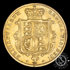 1872 - 1/2 SOBERANO - VICTORIA - REINO UNIDO - Londres - MBC+