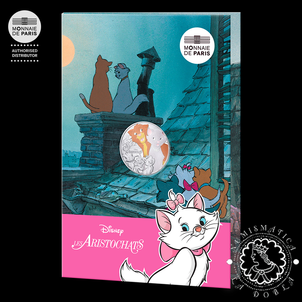 2025 – Cartera 10 EURO SC – Clásicos Disney – Aristogatos – FRANCIA