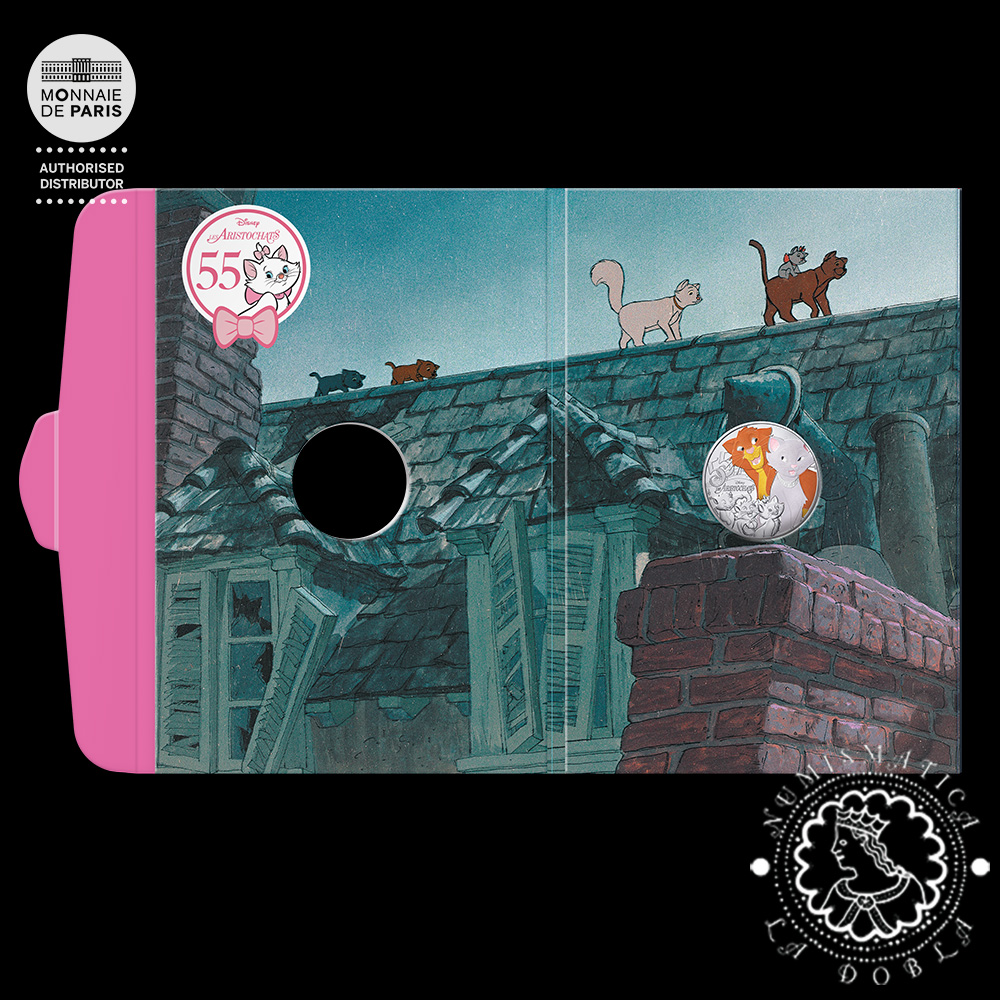 2025 – Cartera 10 EURO SC – Clásicos Disney – Aristogatos – FRANCIA