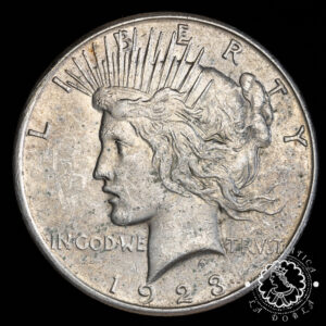 1923 - 1 DOLLAR - Peace Dollar - San Francisco - EBC-