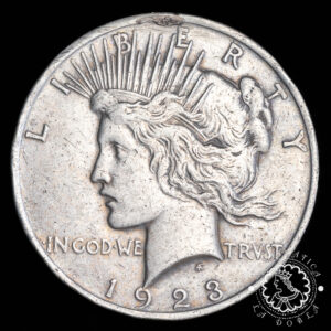 1923 - 1 DOLLAR - Peace Dollar - Philadelphia - MBC+