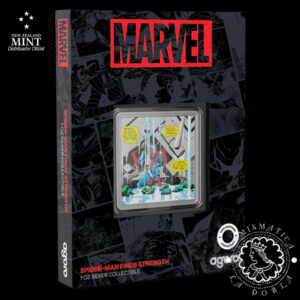 2026 - 2 DOLLARS Plata PROOF - Marvel – Spider-Man Finds Strength - AGORO