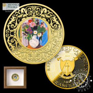 2025 - 500 CFA Plata PROOF - Flores en la Pintura - Henri Matisse - MENNICA POLSKA