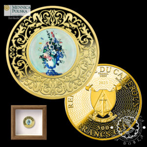 2025 - 500 CFA Plata PROOF - Flores en la Pintura - Paul Cézanne - MENNICA POLSKA