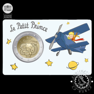 2026 - Cartera Oficial 2 Euro - Coincard BU - FRANCIA (El Principito - Avión)