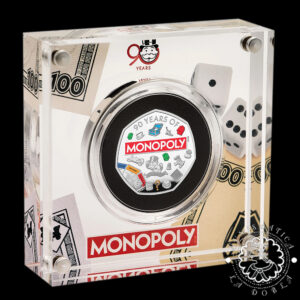 2025 - 50 PENCE Plata PROOF - Monopoly - REINO UNIDO