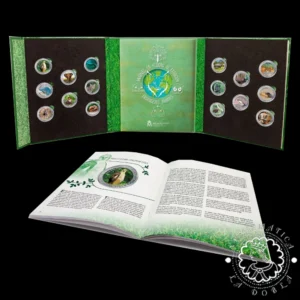 2022 - Estuche 1.50 EURO COLOREADAS - Animales Peligro Extinción - ESPAÑA