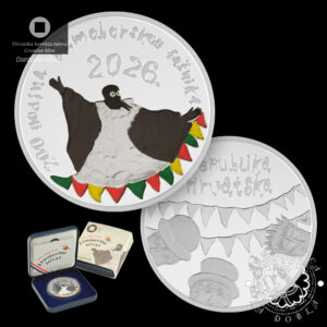 2026 - 8 EURO 5 Oz Plata BU - Carnaval de Samobor - CROACIA